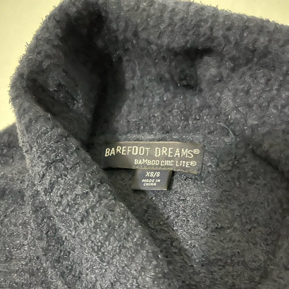 Barefoot Dreams‎ Bamboo Chic Lite Cardigan Size XS Navy - Picture 2 of 6